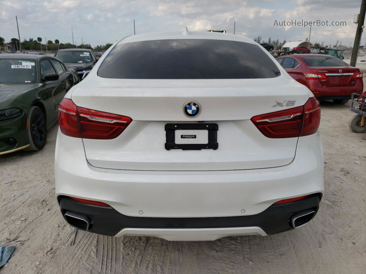 2016 Bmw X6 Xdrive35i White vin: 5UXKU2C59G0N83242