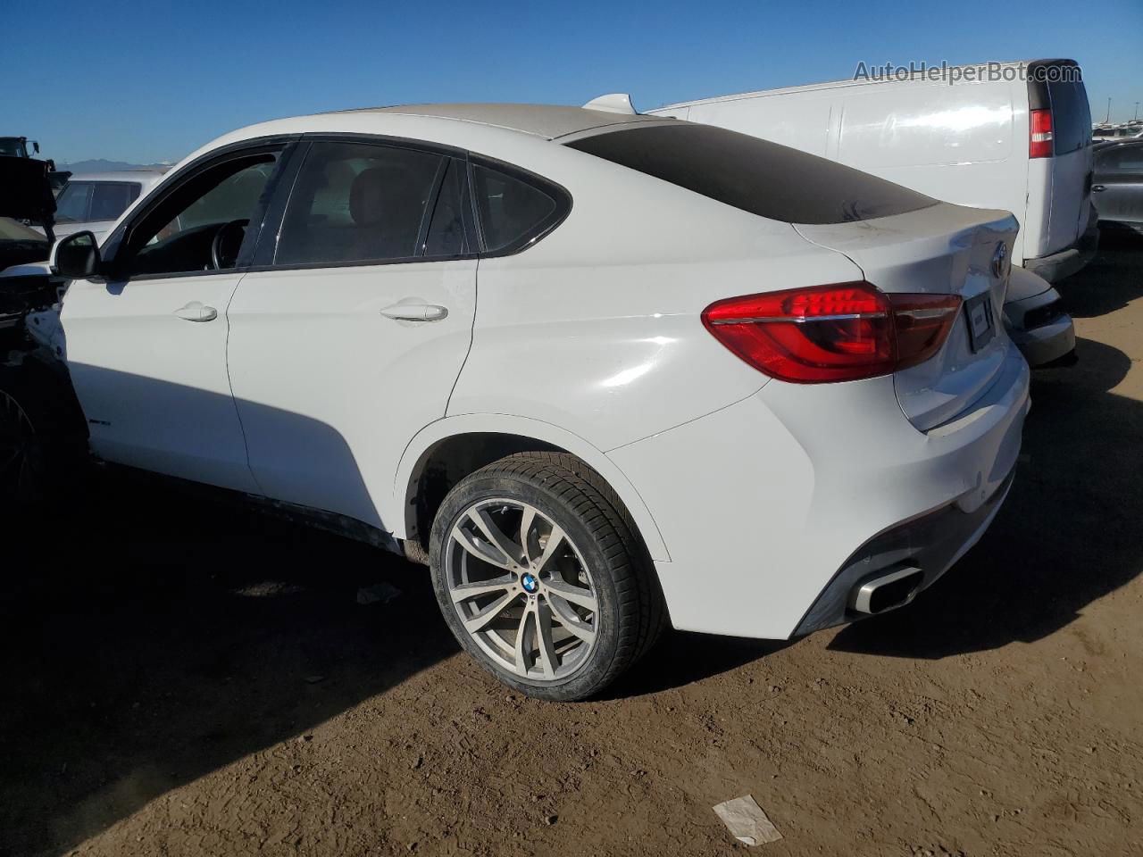 2016 Bmw X6 Xdrive35i White vin: 5UXKU2C59G0N83919