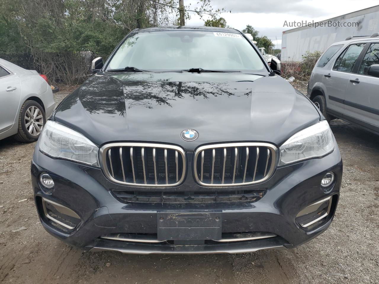 2016 Bmw X6 Xdrive35i Black vin: 5UXKU2C5XG0N79197