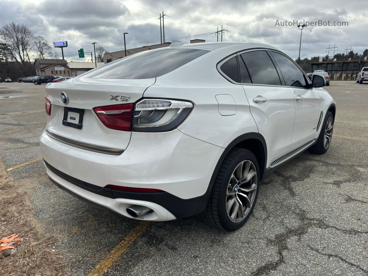 2016 Bmw X6 Xdrive35i Белый vin: 5UXKU2C5XG0N79278