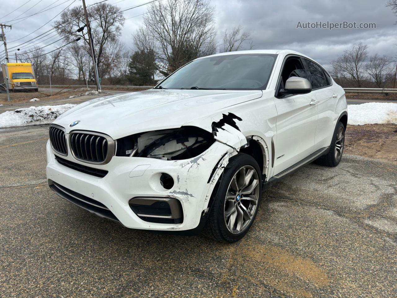 2016 Bmw X6 Xdrive35i Белый vin: 5UXKU2C5XG0N79278