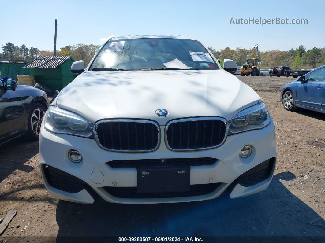 2016 Bmw X6 Xdrive35i White vin: 5UXKU2C5XG0N81032