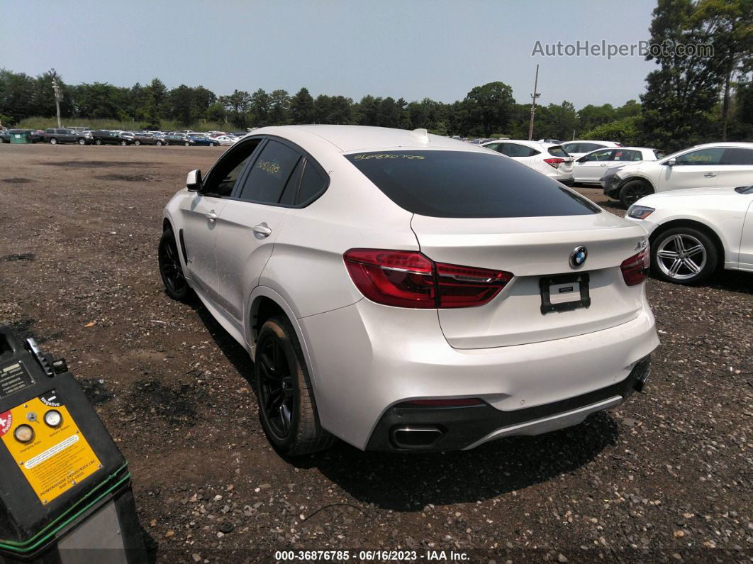 2016 Bmw X6 Xdrive35i White vin: 5UXKU2C5XG0N83007