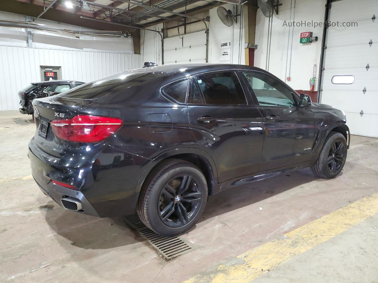 2016 Bmw X6 Xdrive35i Black vin: 5UXKU2C5XG0N83086