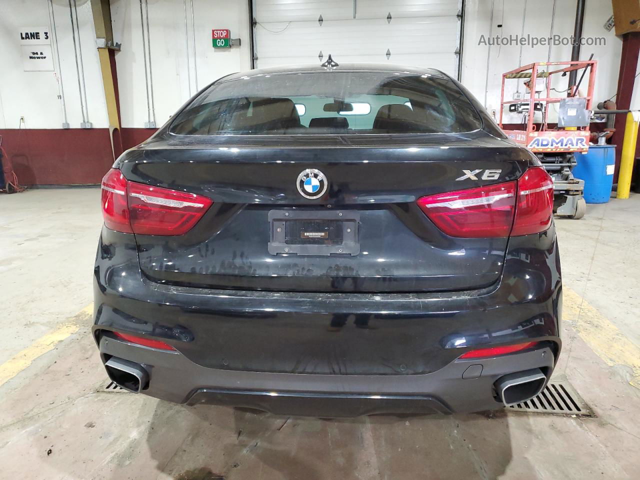 2016 Bmw X6 Xdrive35i Black vin: 5UXKU2C5XG0N83086