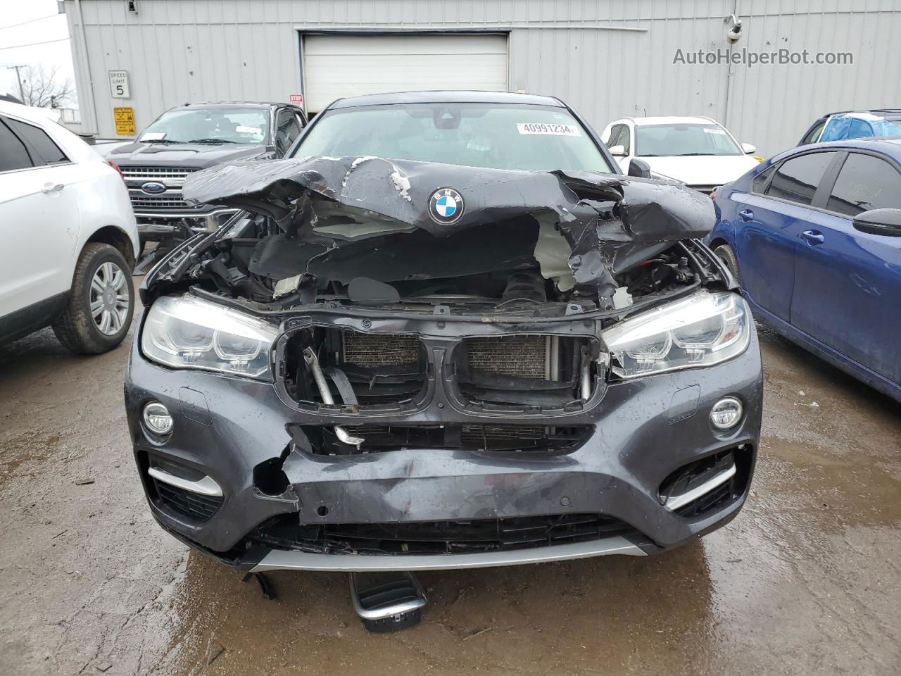 2016 Bmw X6 Xdrive35i Черный vin: 5UXKU2C5XG0N83699