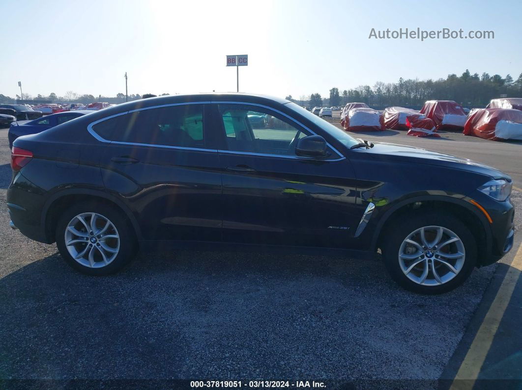 2016 Bmw X6 Xdrive35i Black vin: 5UXKU2C5XG0N83900