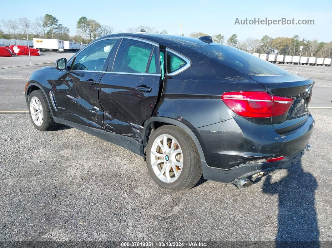 2016 Bmw X6 Xdrive35i Black vin: 5UXKU2C5XG0N83900