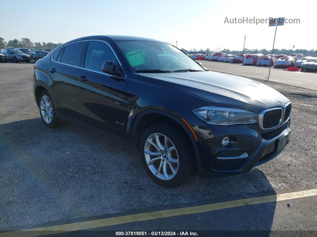 2016 Bmw X6 Xdrive35i Black vin: 5UXKU2C5XG0N83900