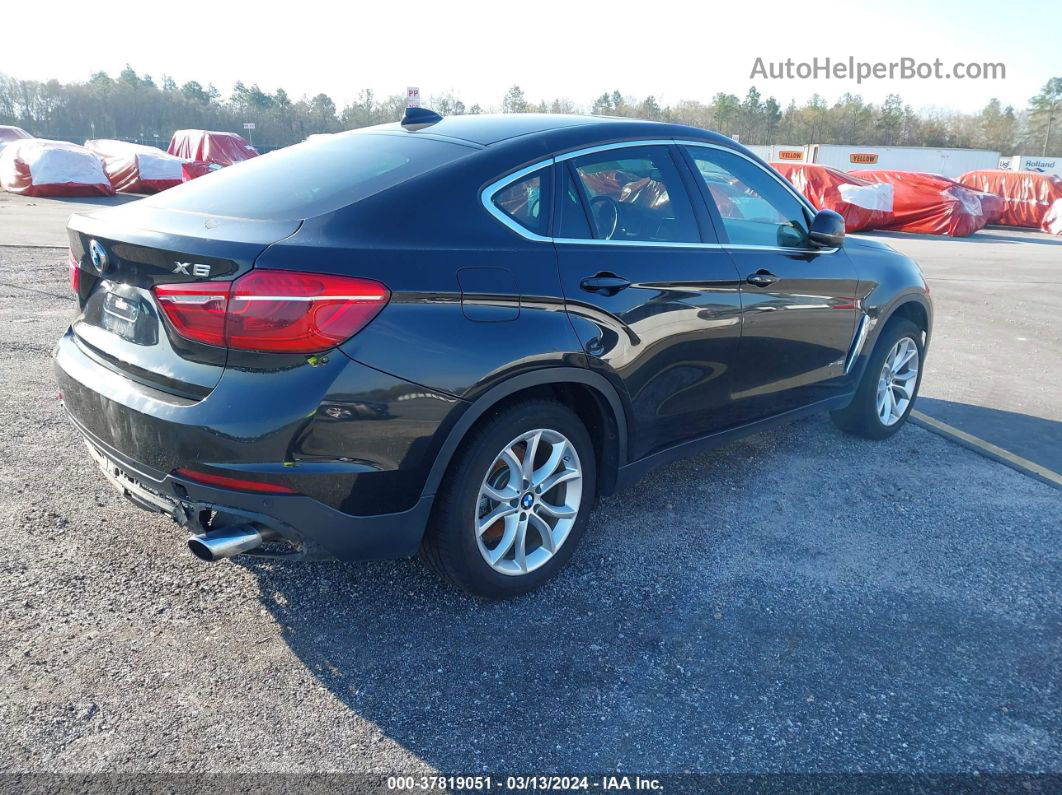 2016 Bmw X6 Xdrive35i Black vin: 5UXKU2C5XG0N83900