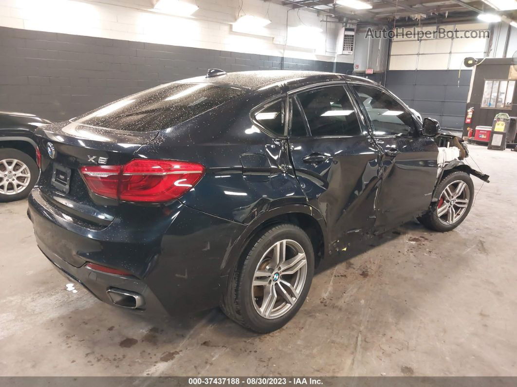 2016 Bmw X6 Xdrive50i Blue vin: 5UXKU6C55G0R34137