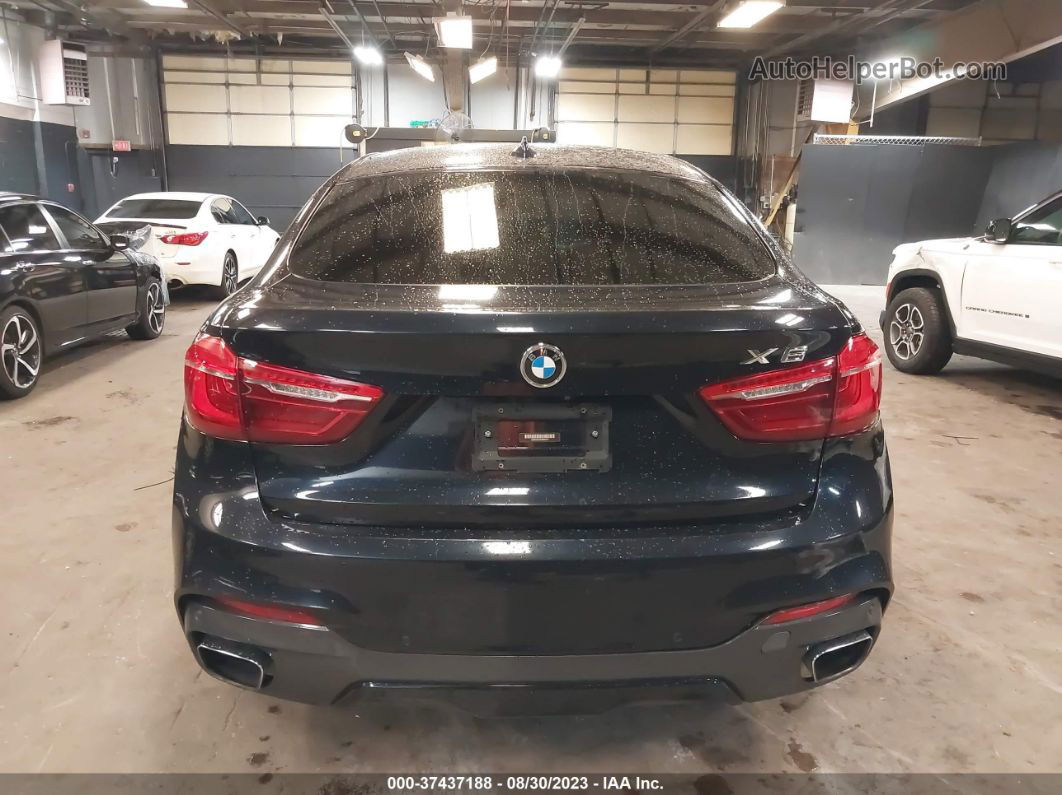 2016 Bmw X6 Xdrive50i Blue vin: 5UXKU6C55G0R34137