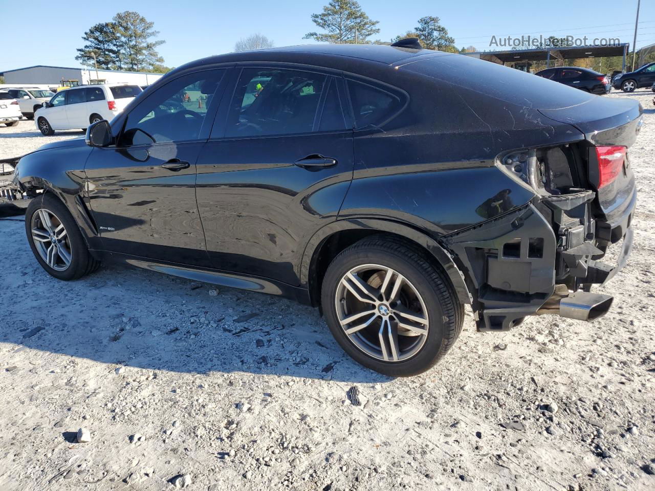 2016 Bmw X6 Xdrive50i Black vin: 5UXKU6C56G0R34017