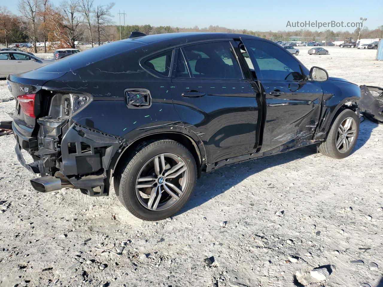 2016 Bmw X6 Xdrive50i Black vin: 5UXKU6C56G0R34017