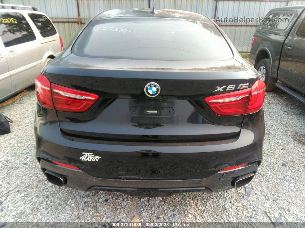 2016 Bmw X6 Xdrive50i Black vin: 5UXKU6C58G0R33595