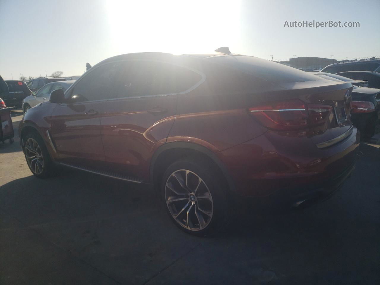 2016 Bmw X6 Xdrive50i Burgundy vin: 5UXKU6C59G0R33931