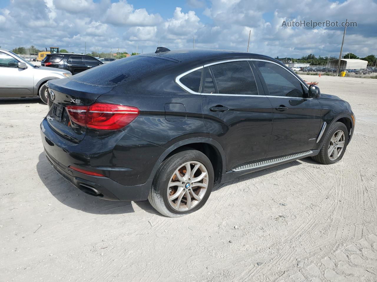 2016 Bmw X6 Xdrive50i Black vin: 5UXKU6C5XG0R33646