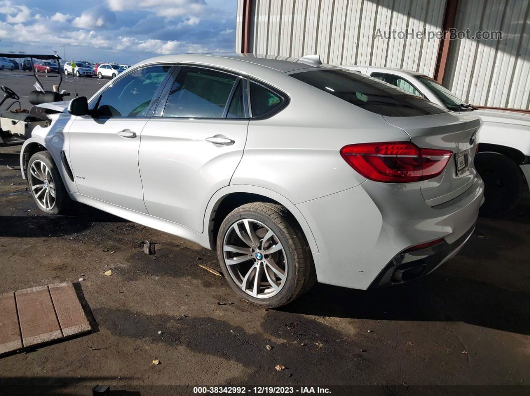 2016 Bmw X6 Xdrive50i White vin: 5UXKU6C5XG0R33923