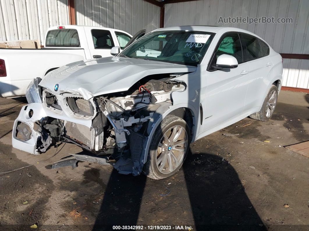 2016 Bmw X6 Xdrive50i White vin: 5UXKU6C5XG0R33923