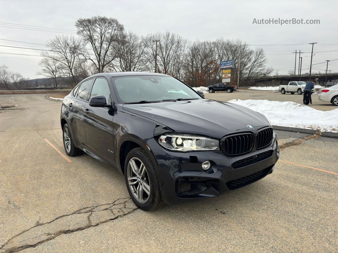 2016 Bmw X6 Xdrive50i Черный vin: 5UXKU6C5XG0R34473