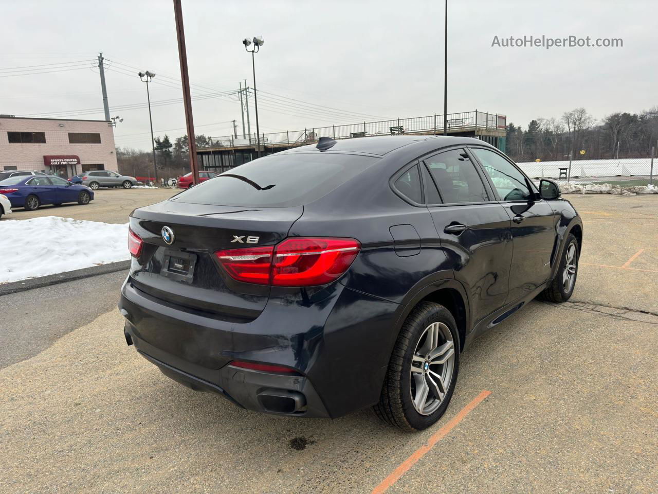 2016 Bmw X6 Xdrive50i Black vin: 5UXKU6C5XG0R34473