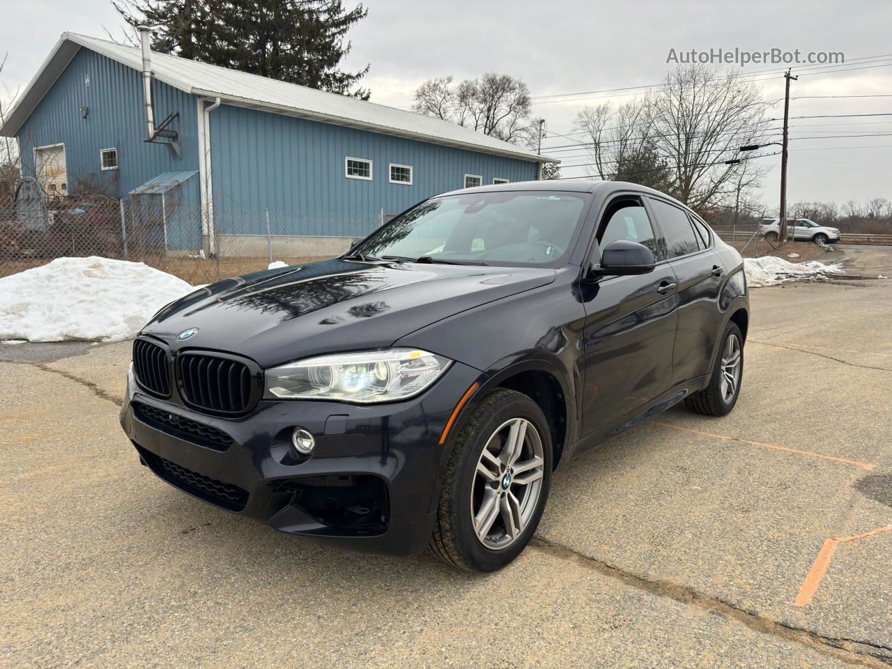 2016 Bmw X6 Xdrive50i Black vin: 5UXKU6C5XG0R34473