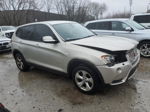 2011 Bmw X3 Xdrive28i Silver vin: 5UXWX5C50BL706251