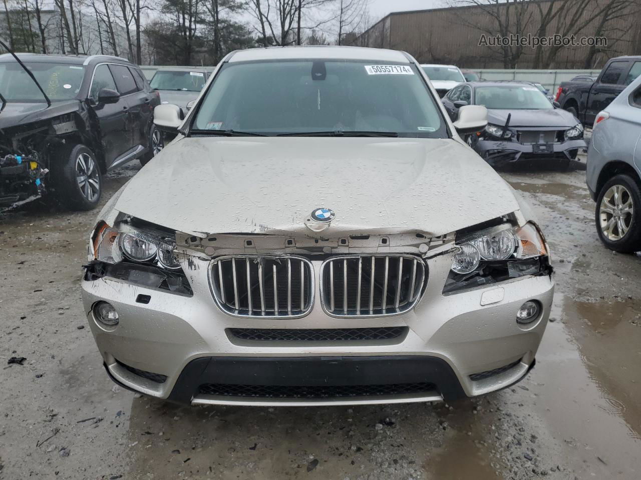 2011 Bmw X3 Xdrive28i Silver vin: 5UXWX5C50BL706251