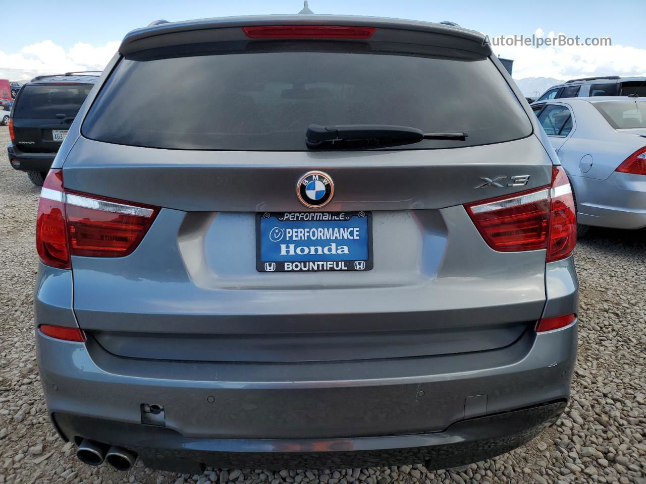 2011 Bmw X3 Xdrive28i Gray vin: 5UXWX5C50BL706542