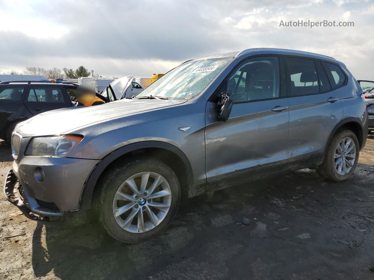 2011 Bmw X3 Xdrive28i Gray vin: 5UXWX5C50BL706931