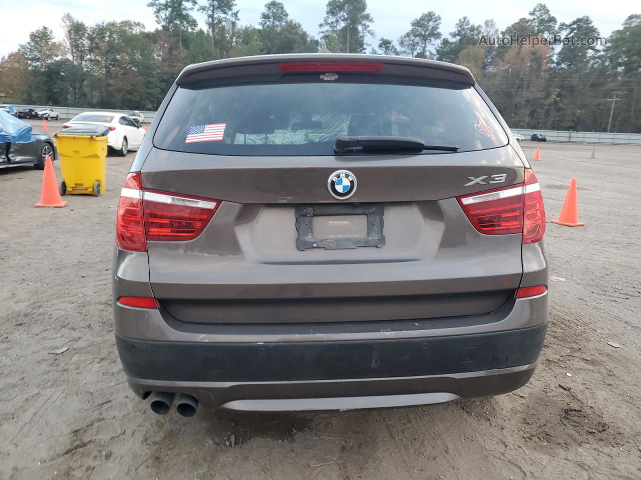 2011 Bmw X3 Xdrive28i Gray vin: 5UXWX5C50BL710624