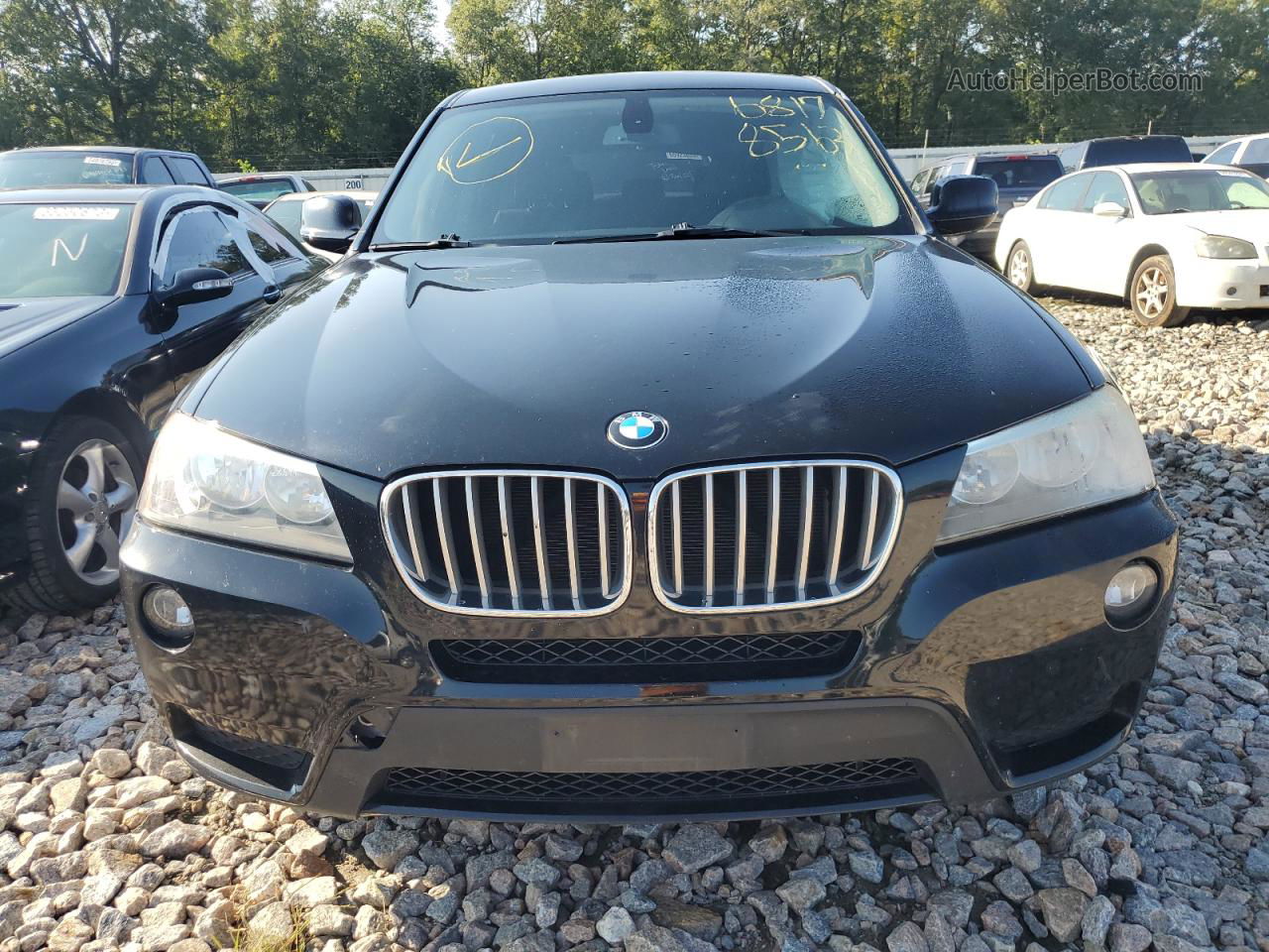 2011 Bmw X3 Xdrive28i Black vin: 5UXWX5C50BL711160