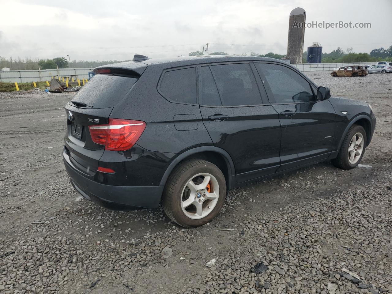 2011 Bmw X3 Xdrive28i Black vin: 5UXWX5C50BL711160