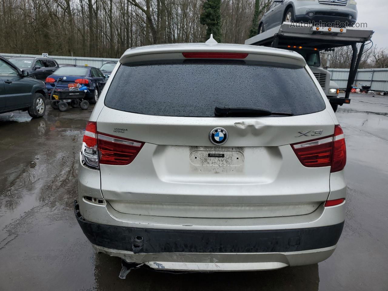 2011 Bmw X3 Xdrive28i Бежевый vin: 5UXWX5C51BL700930