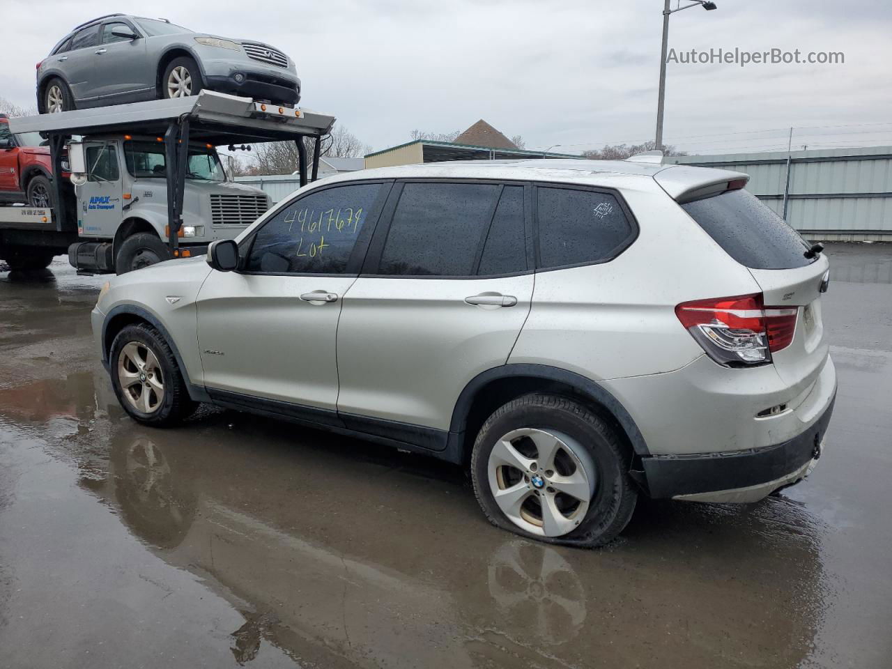 2011 Bmw X3 Xdrive28i Beige vin: 5UXWX5C51BL700930