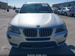 2011 Bmw X3 Xdrive28i Silver vin: 5UXWX5C51BL702290