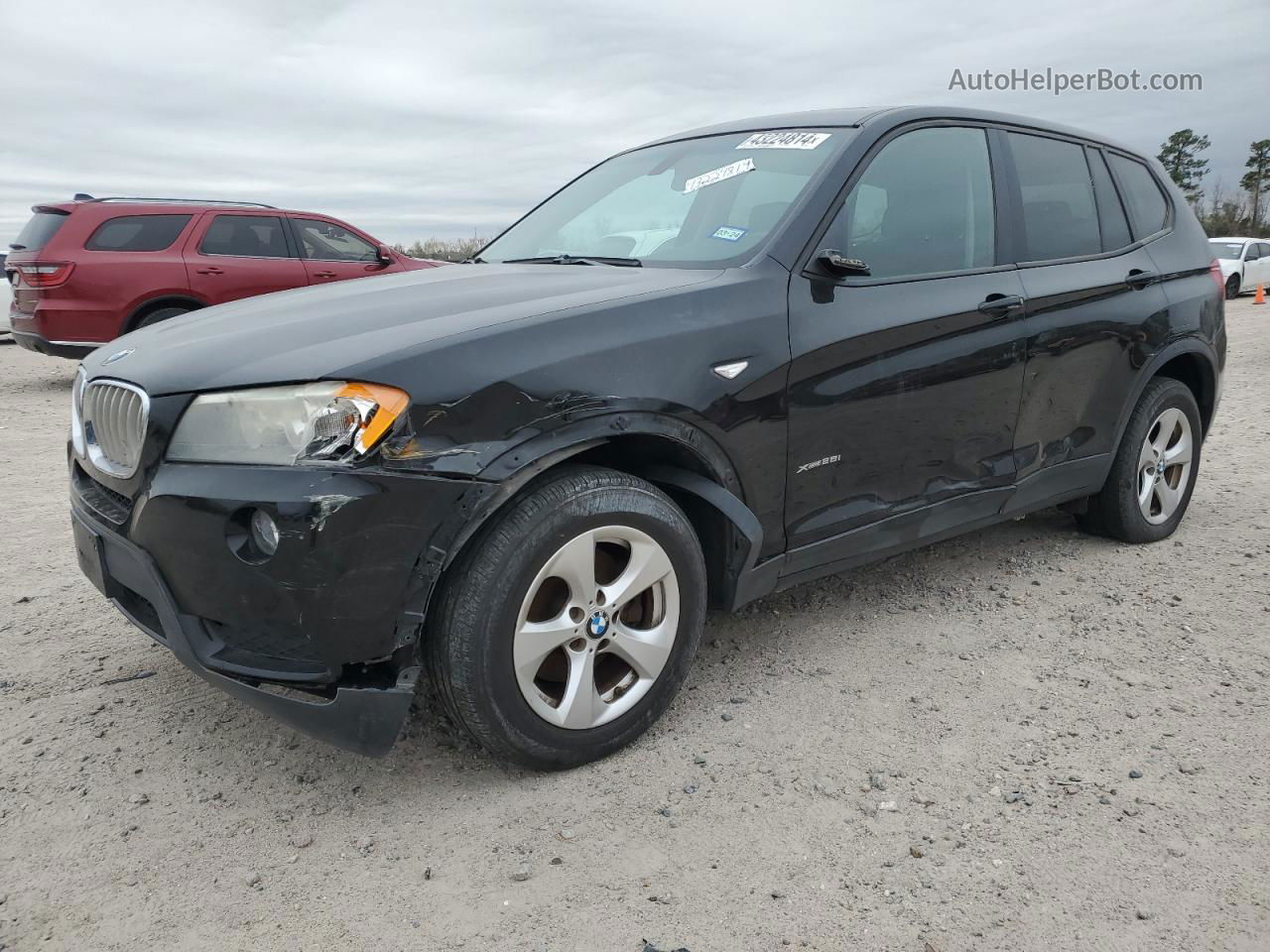 2011 Bmw X3 Xdrive28i Black vin: 5UXWX5C51BL704198