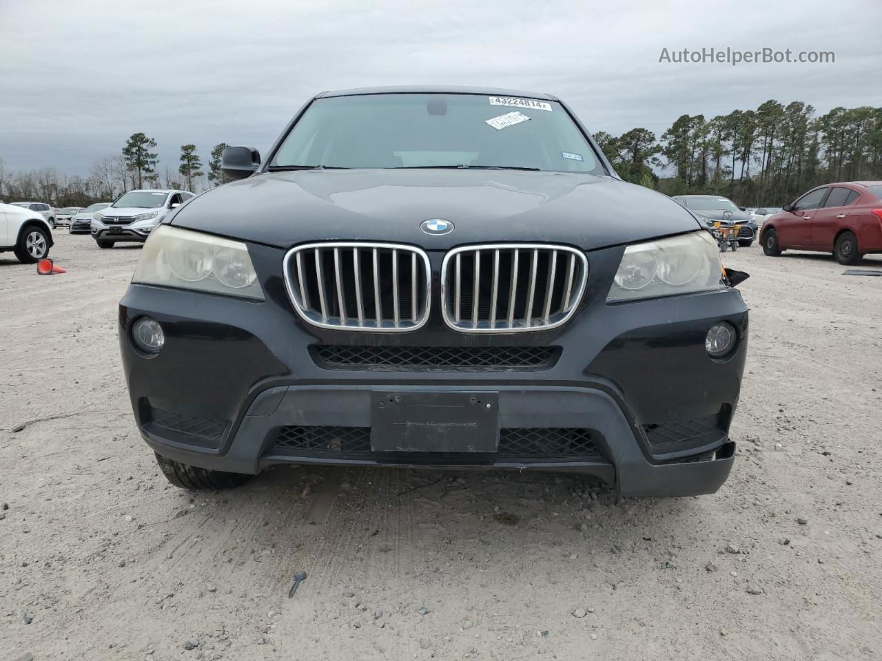 2011 Bmw X3 Xdrive28i Black vin: 5UXWX5C51BL704198