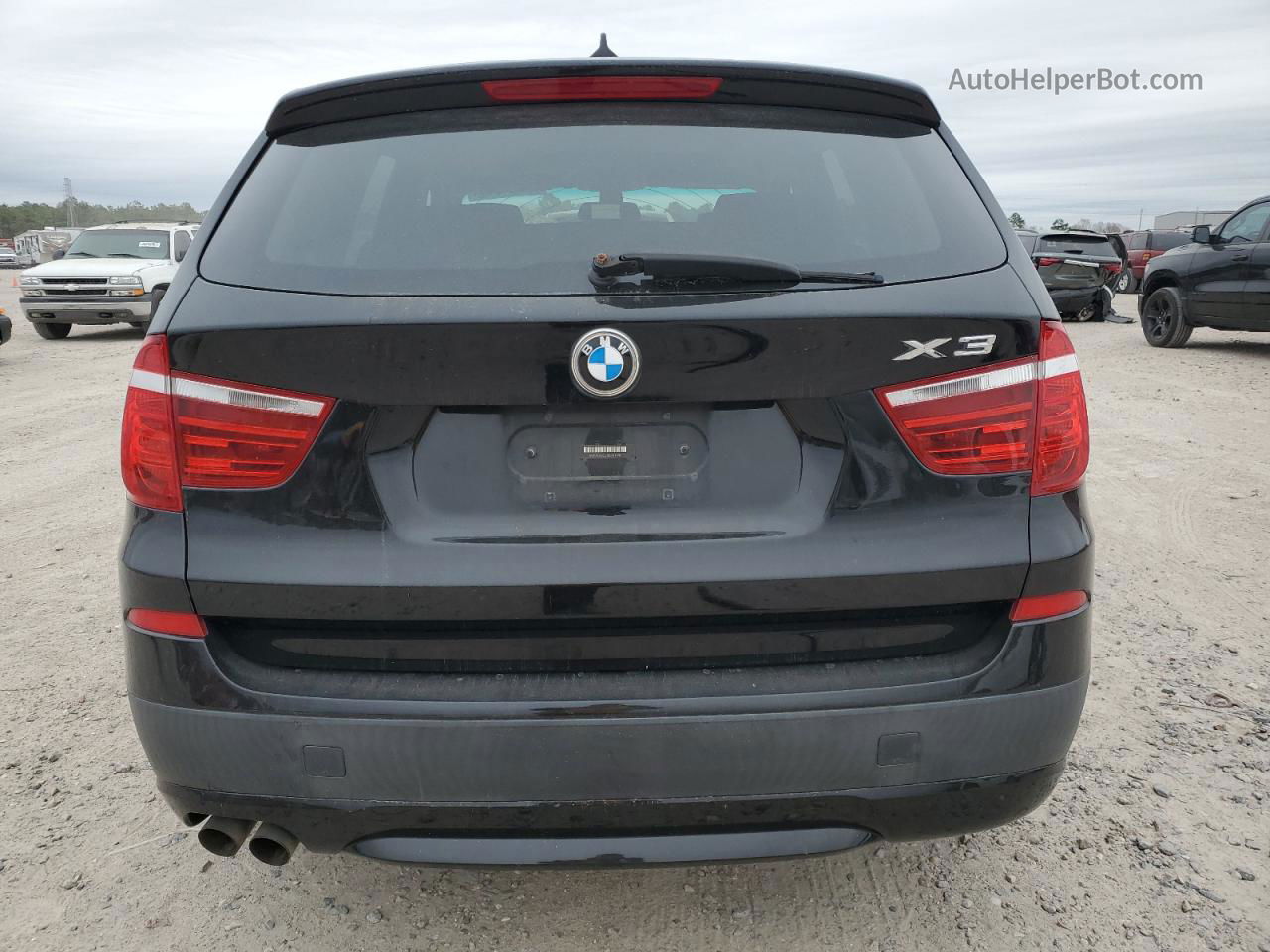 2011 Bmw X3 Xdrive28i Черный vin: 5UXWX5C51BL704198