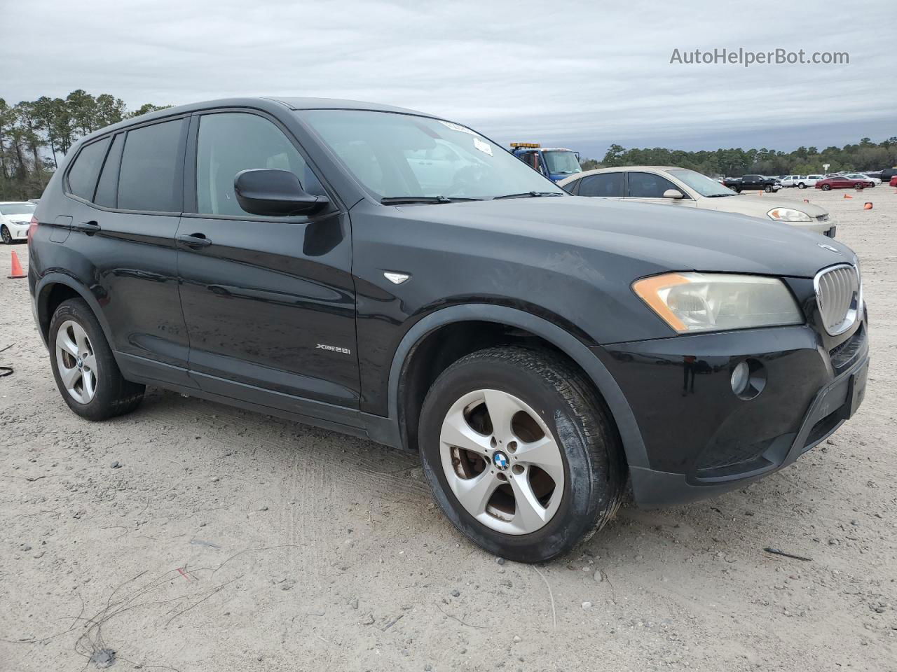 2011 Bmw X3 Xdrive28i Black vin: 5UXWX5C51BL704198