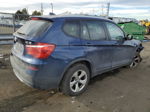 2011 Bmw X3 Xdrive28i Blue vin: 5UXWX5C51BL704735