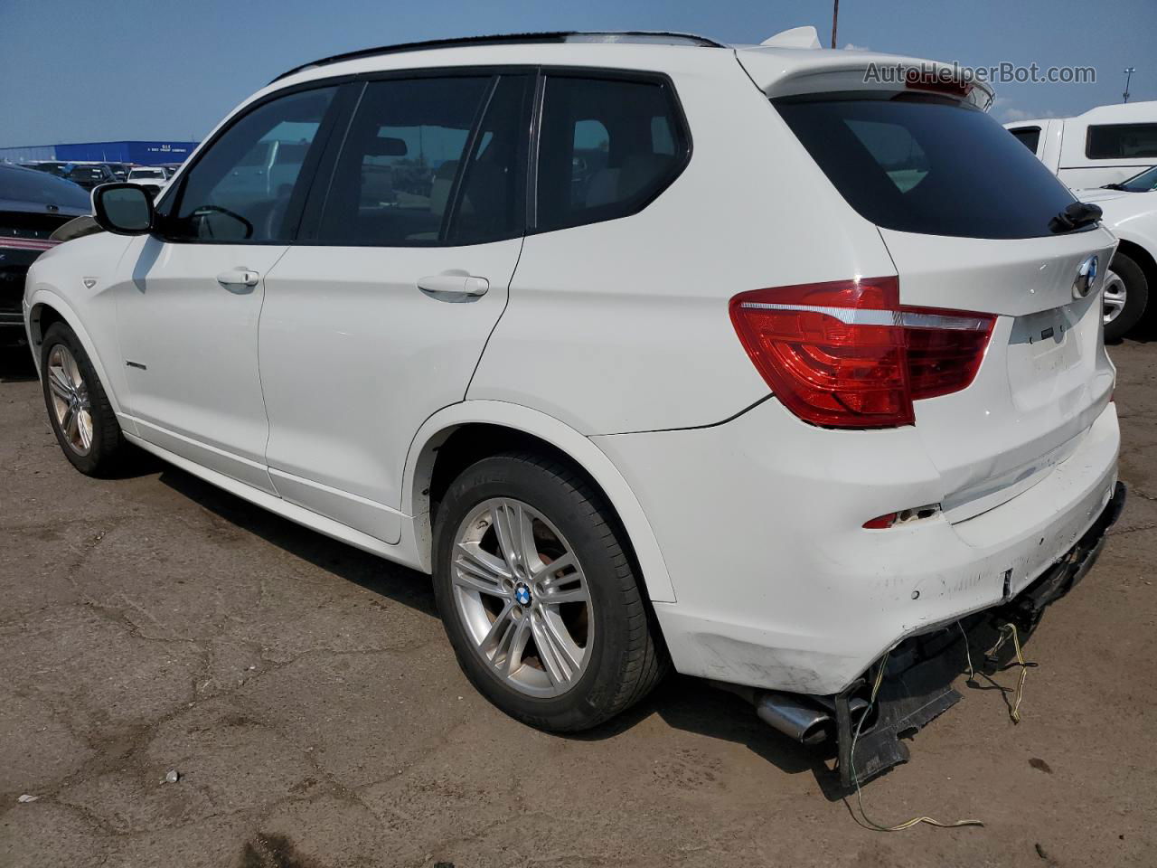 2011 Bmw X3 Xdrive28i White vin: 5UXWX5C51BL706792