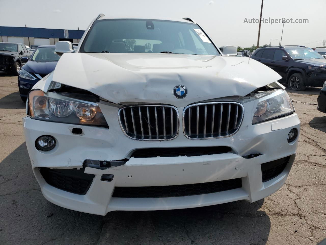 2011 Bmw X3 Xdrive28i White vin: 5UXWX5C51BL706792