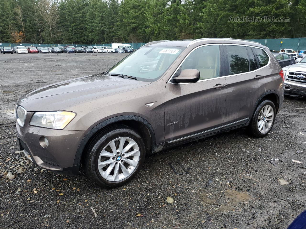 2011 Bmw X3 Xdrive28i Tan vin: 5UXWX5C51BL708963