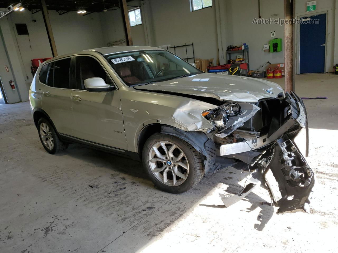 2011 Bmw X3 Xdrive28i Золотой vin: 5UXWX5C51BL710096