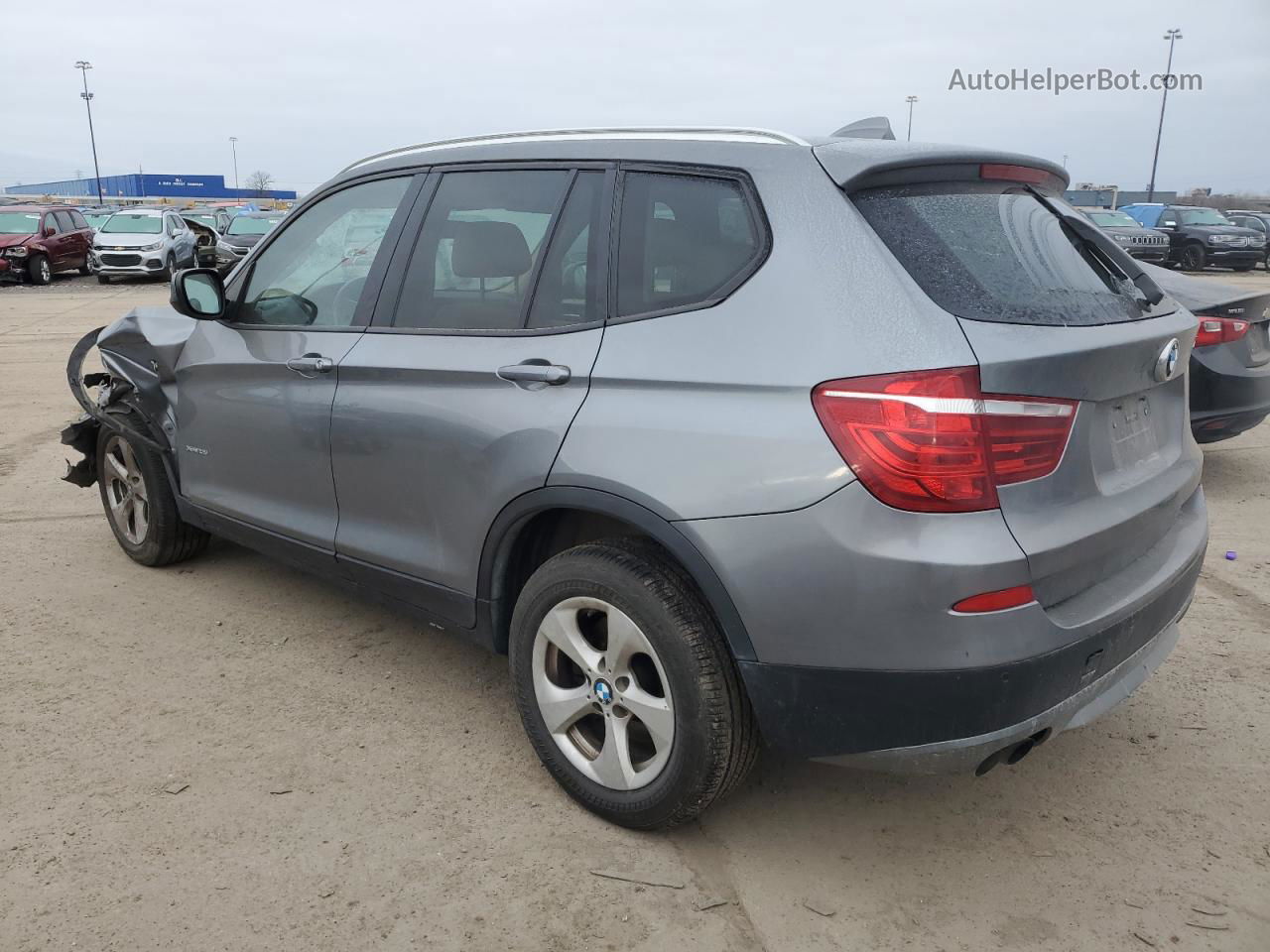 2011 Bmw X3 Xdrive28i Gray vin: 5UXWX5C51BL710664