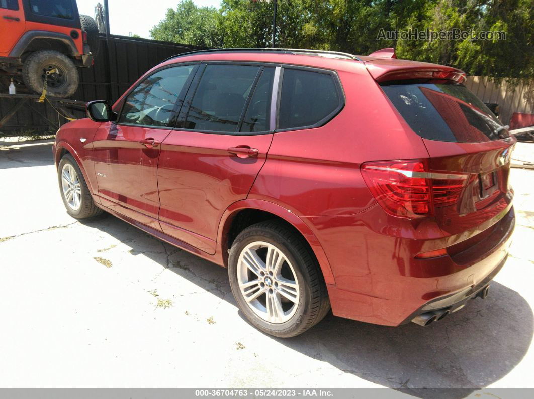 2011 Bmw X3 28i Red vin: 5UXWX5C51BL711877