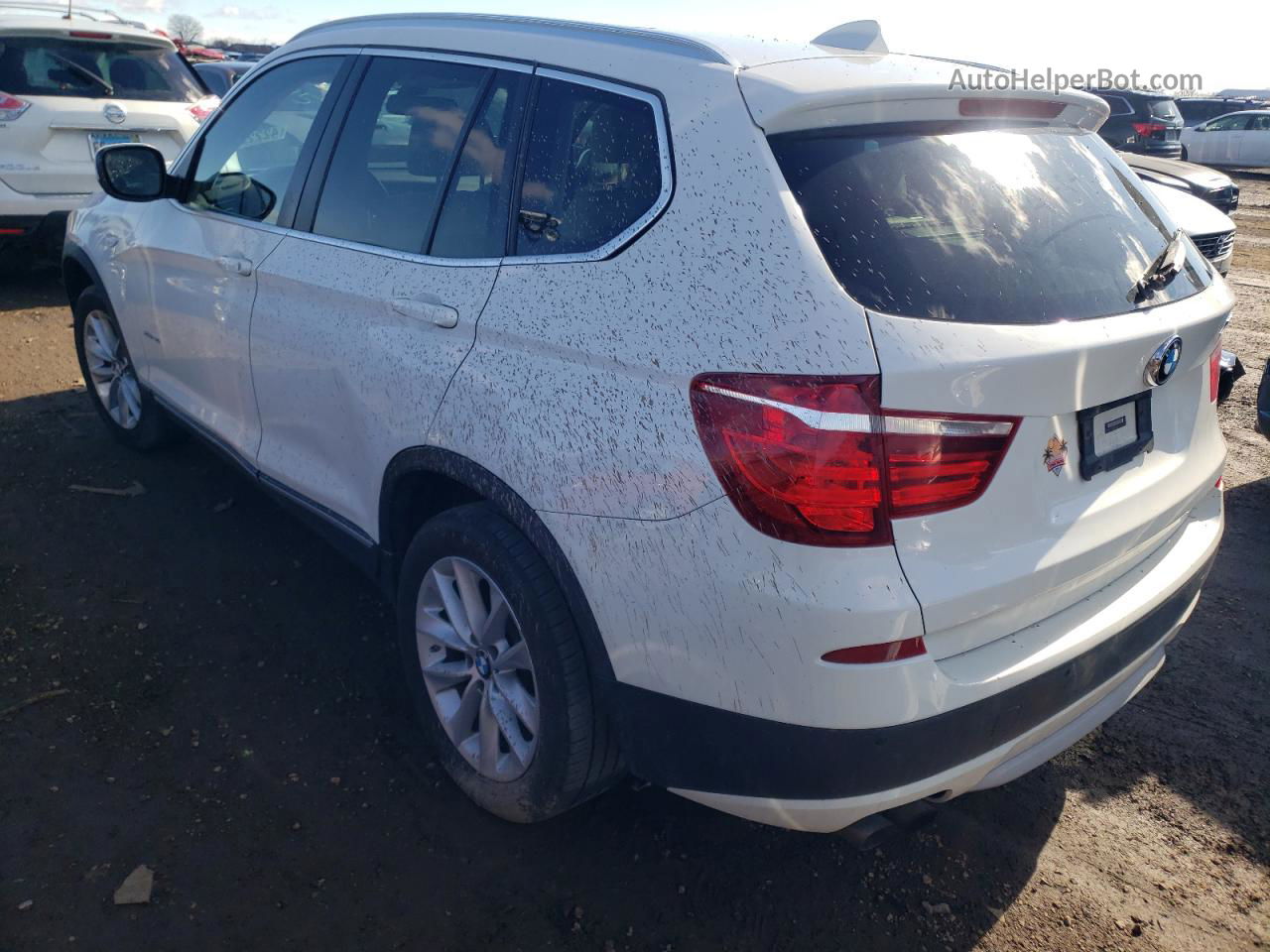 2011 Bmw X3 Xdrive28i White vin: 5UXWX5C51BL712463