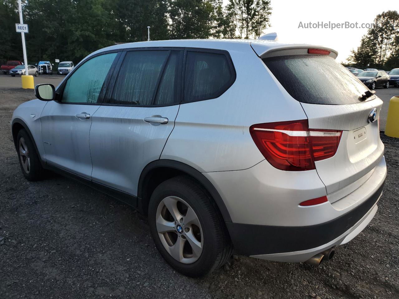 2011 Bmw X3 Xdrive28i Silver vin: 5UXWX5C51BL715170