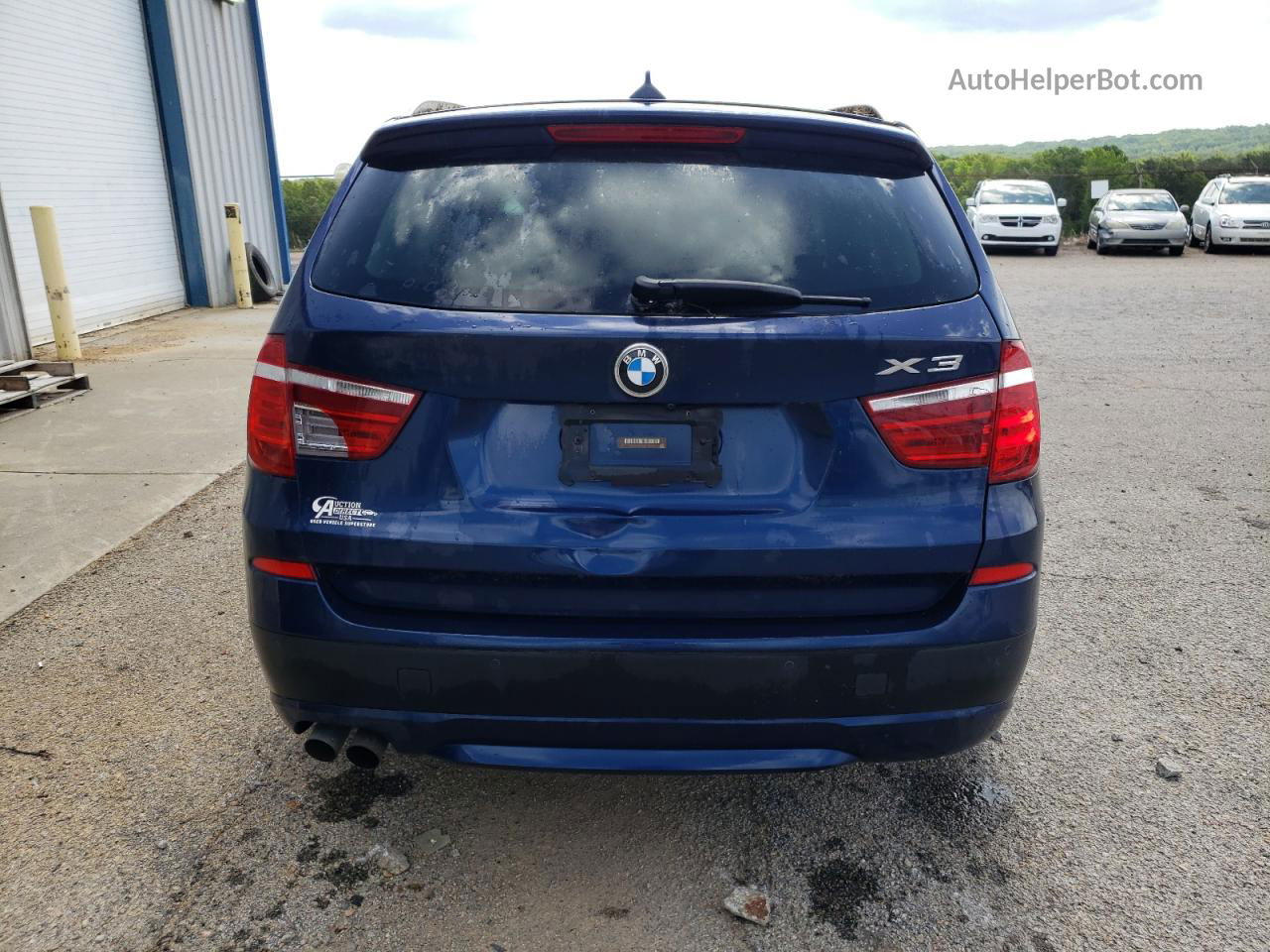 2011 Bmw X3 Xdrive28i Blue vin: 5UXWX5C51BL716626